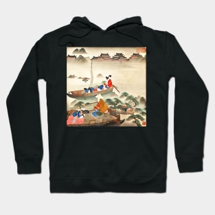 Floating markets in Vietnam, motif 2 Hoodie